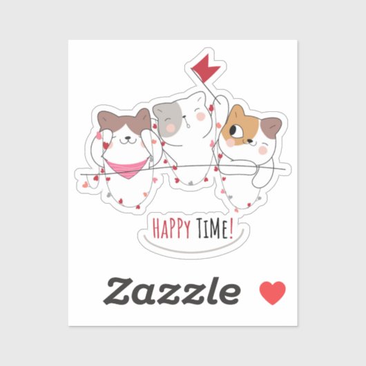 Happy Time Sticker (Vel)