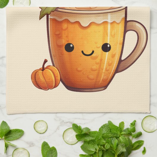 Happy Time Theedoek (Gevouwen)