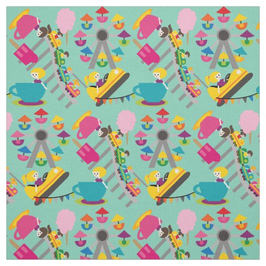 Happy Times Amusement Park Fabric Stof (Swatch)