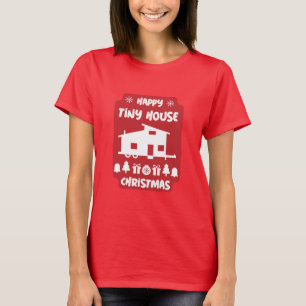 Happy Tiny House Kerstmis T-shirt
