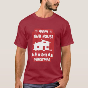 Happy Tiny House Kerstmis T-Shirt