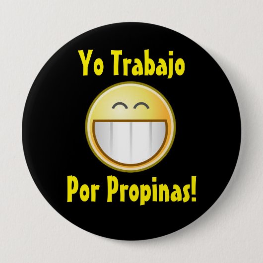 Happy Tip Button (Spaans) (Voorkant)