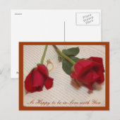 Happy to be in loved Postcard Briefkaart (Voorkant / Achterkant)
