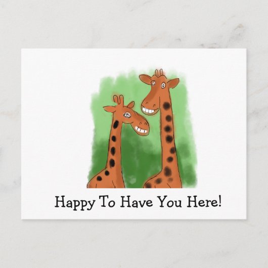 Happy To Have You Here Briefkaart (Voorkant)