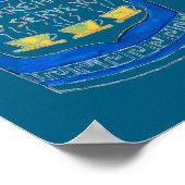 Happy To Serve You Blue Greek Diner Coffee Cup Nyc Poster (Hoek)