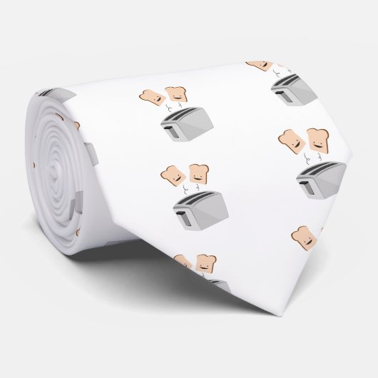 Happy Toaster Stropdas (Opgerold)