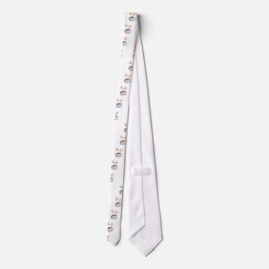 Happy Toaster Stropdas (Achterkant)