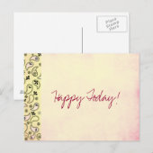 Happy Today Postcard Briefkaart (Voorkant / Achterkant)
