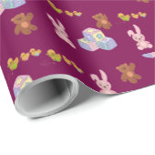 Happy Toddler Birthday wine colored Cadeaupapier (Rol Hoek)