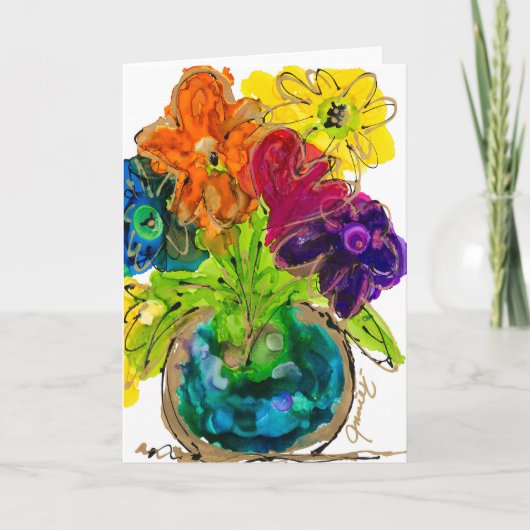 Happy Together Lovitude Blank-kaart Bedankkaart (Voorkant)