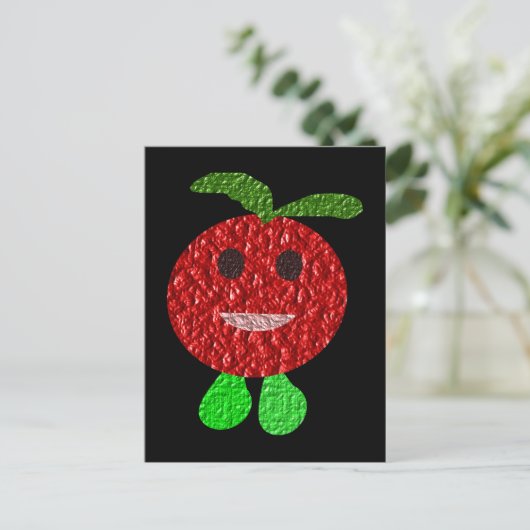 Happy Tomato Briefkaart (Staand voorkant)