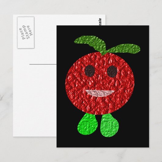 Happy Tomato Briefkaart (Voorkant / Achterkant)