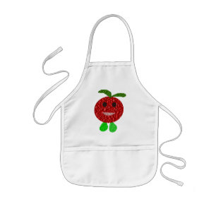 Happy Tomato Kinder Koking Apron Schort