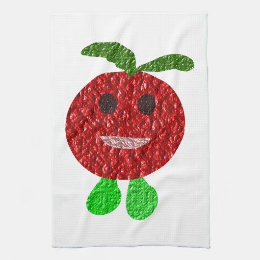 Happy Tomato Kitchen Towel Theedoek (Verticaal)