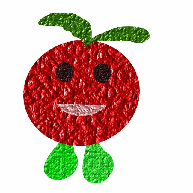 Happy Tomato Photo Sculpture Staand Fotobeeldje (Voorkant)