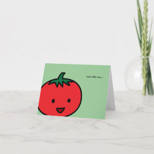 Happy Tomato Red Vegetable Fruit Kaart