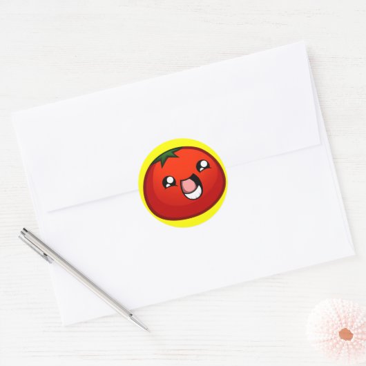 Happy Tomato Sticker (Envelop)
