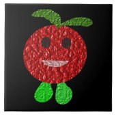 Happy Tomato Tile Tegeltje (Voorkant)