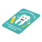 Happy Tooth aangepaste tekstmagneet Magneet (Linkerzijde)