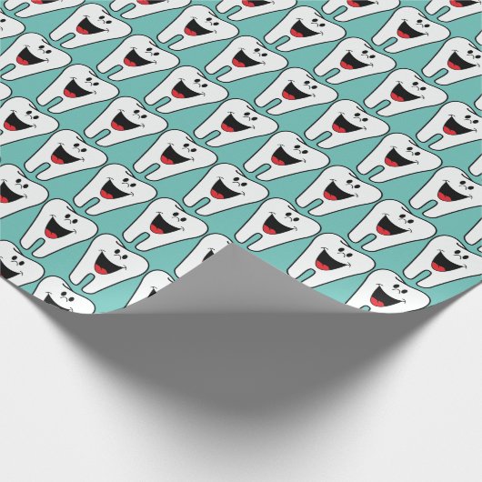 Happy Tooth Cadeaupapier (Hoek)