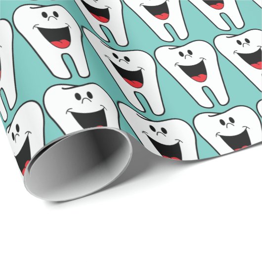 Happy Tooth Cadeaupapier (Rol Hoek)