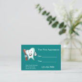 Happy Tooth Dental Appointards Visitekaartje (Staand voorkant)