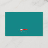 Happy Tooth Dental Appointards Visitekaartje (Achterkant)