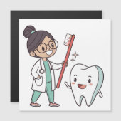 Happy Tooth Dental Care Wenskaart (Voorkant / Achterkant)