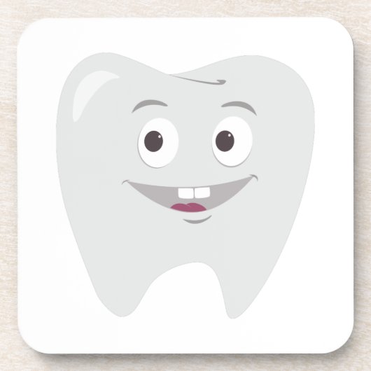 Happy Tooth Drankjes Onderzetter (Voorkant)