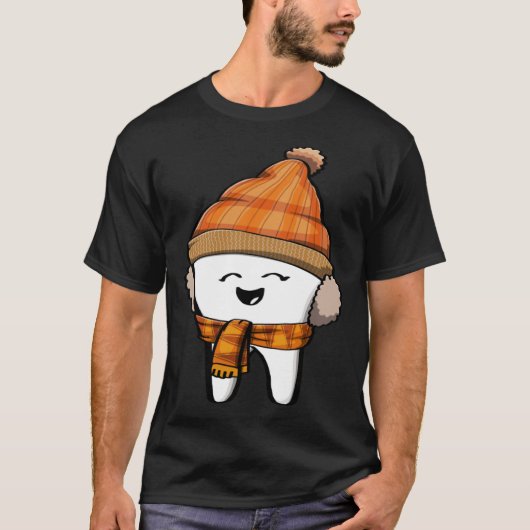 Happy Tooth fall Brush Them All Funny Milk Teeth F T-shirt (Voorkant)