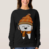 Happy Tooth fall Brush Them All Funny Milk Teeth F Trui (Voorkant)