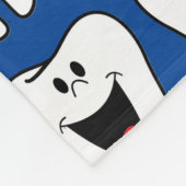 Happy Tooth Fleece Deken (Hoek)