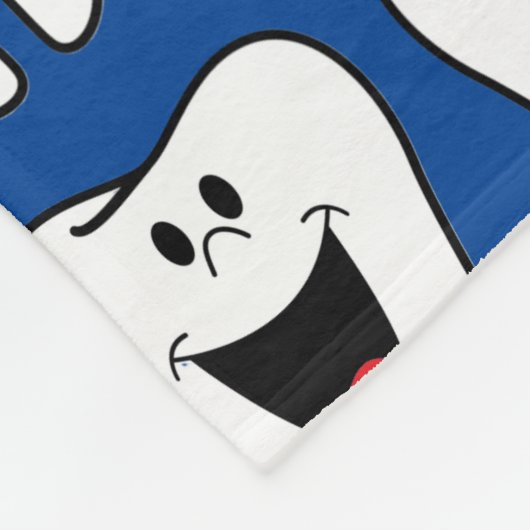 Happy Tooth Fleece Deken (Hoek)