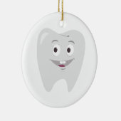Happy Tooth Keramisch Ornament (Rechts)