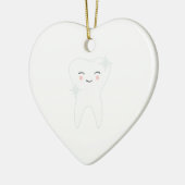 Happy Tooth Keramisch Ornament (Links)