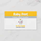 Happy Tooth | kindertandarts Visitekaartje (Voorkant)