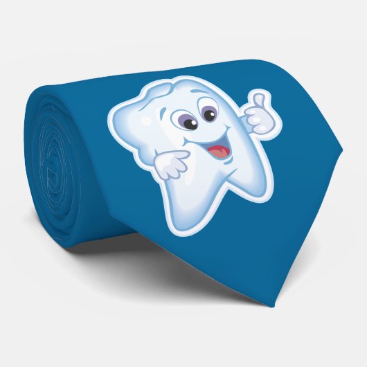 Happy Tooth Stropdas (Opgerold)