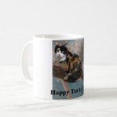 Happy Tortie Dinsdag Mok (Voorkant links)