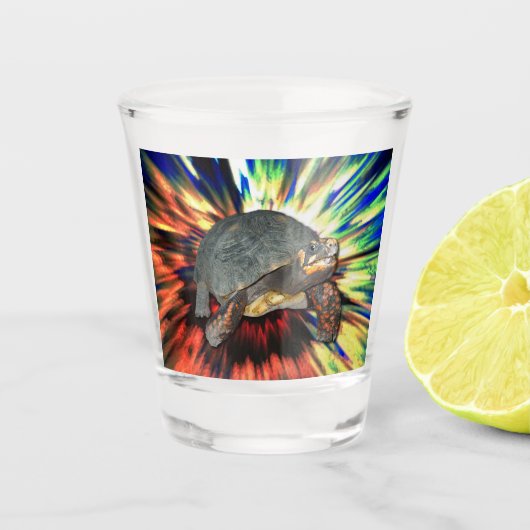 Happy Tortoise Shot Glass Shot Glas (Voorkant)