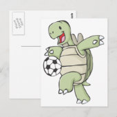 Happy Tortoise-spelwedstrijd Briefkaart (Voorkant / Achterkant)