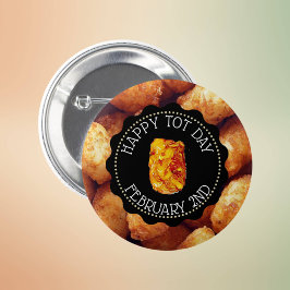 Happy Tot Dag Februari 2de Funny Feestdagen Ronde Button 5,7 Cm