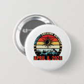 Happy Totality Solar Eclipse Geweldige Verjaardag  Ronde Button 5,7 Cm (Voorkant /achterkant)