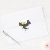 Happy Toucan Ronde Sticker (Envelop)