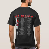 Happy Tour 2008 T-Shirt (Achterkant)