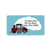 Happy Tracks-adres Etiket (Voorkant)