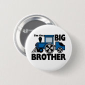 Happy Tracks Big Brother Ronde Button 5,7 Cm (Voorkant /achterkant)