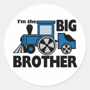 Happy Tracks Big Brother Ronde Sticker