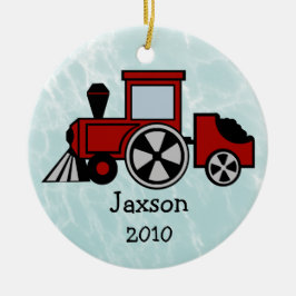 Happy Tracks Choo Choo Keramisch Ornament