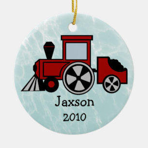 Happy Tracks Choo Choo Keramisch Ornament