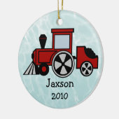 Happy Tracks Choo Choo Keramisch Ornament (Links)